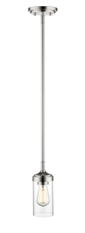 Calliope One Light Pendant in Polished Nickel (224|617MP-PN)