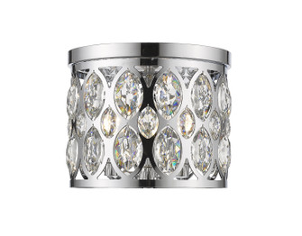 Dealey Three Light Flush Mount in Chrome (224|6010F12CH)