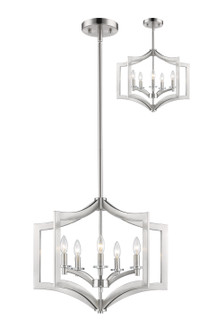 Zander Five Light Chandelier in Brushed Nickel (224|6008-5BN)