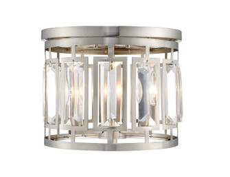 Mersesse Three Light Flush Mount in Brushed Nickel (224|6007F-BN)