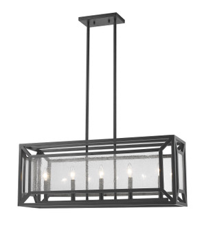 Braum Five Light Linear Chandelier in Bronze (224|6005-33BRZ)