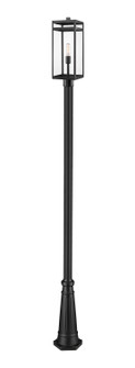 Nuri One Light Outdoor Post Mount in Black (224|596PHBR-519P-BK)