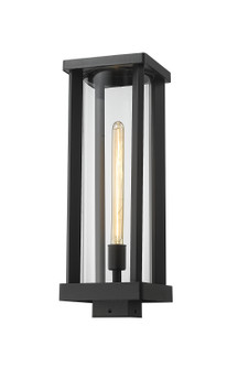 Glenwood One Light Outdoor Post Mount in Black (224|586PHBS-BK)