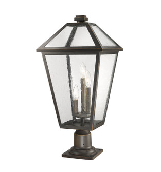 Talbot Three Light Outdoor Pier Mount in Oil Rubbed Bronze (224|579PHXLR-533PM-ORB)