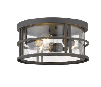 Jordan Three Light Outdoor Flush Mount in Oil Rubbed Bronze (224|570F-ORB)