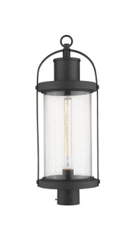 Roundhouse One Light Outdoor Post Mount in Black (224|569PHB-BK)
