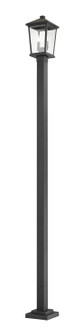 Beacon Two Light Outdoor Post Mount in Black (224|568PHBS-536P-BK)