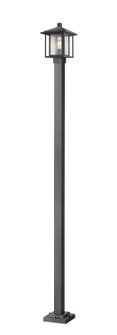 Aspen One Light Outdoor Post Mounted Fixture in Black (224|554PHMS-536P-BK)