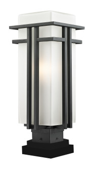 Abbey One Light Outdoor Pier Mount in Black (224|549PHB-SQPM-BK)