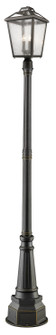 Bayland Three Light Outdoor Post Mount in Oil Rubbed Bronze (224|539PHBR-564P-ORB)