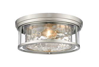 Clarion Three Light Flush Mount in Brushed Nickel (224|493F3-BN)