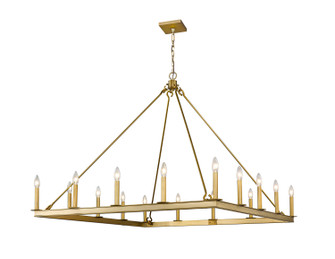 Barclay 16 Light Chandelier in Olde Brass (224|482S-16OBR)