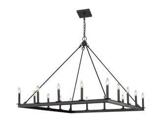 Barclay 16 Light Chandelier in Matte Black (224|482S-16MB)