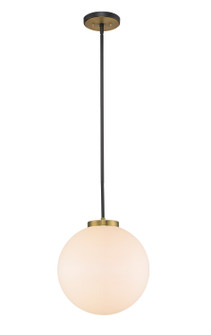 Parsons One Light Pendant in Matte Black / Olde Brass (224|477P14-MB-OBR)