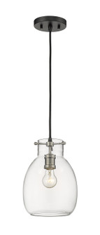 Bella One Light Pendant in Matte Black / Brushed Nickel (224|476MP-MB-BN)