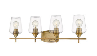 Joliet Four Light Vanity in Olde Brass (224|473-4V-OBR)