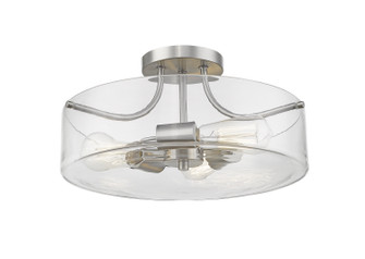 Delaney Three Light Semi Flush Mount in Brushed Nickel (224|471SF-BN)