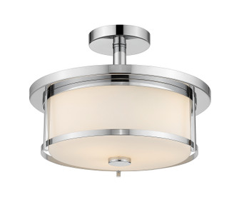 Savannah Two Light Semi Flush Mount in Chrome (224|465SF14-CH)