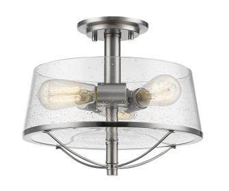 Mariner Three Light Semi Flush Mount in Brushed Nickel (224|444SF-BN)