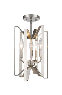 Marsala Three Light Semi Flush Mount in Brushed Nickel (224|4000SF-BN)