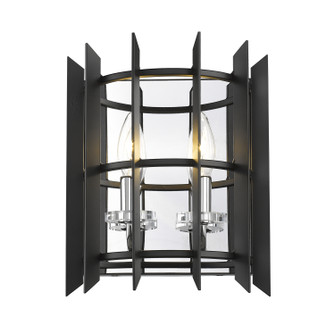 Haake Two Light Wall Sconce in Chrome (224|338-2S-MB+CH)