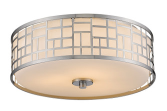 Elea Three Light Flush Mount in Brushed Nickel (224|330F16-BN)