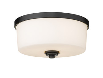 Arlington Three Light Flush Mount in Matte Black (224|220F3-MB)