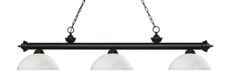 Riviera Three Light Billiard in Matte Black (224|200-3MB-DMO14)