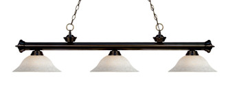 Riviera Three Light Billiard in Bronze (224|200-3BRZ-WM16)