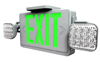 LED Exit/Emergency Light Combo in White (418|XT-CL-GW-EM)