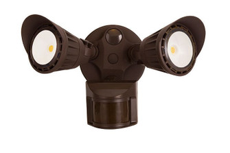 LED Security Lights With Pir Sensor in Bronze (418|SL-20W-30K-BZ-P)