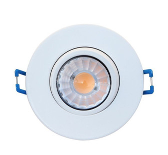 Adjustable Recessed Light in White (418|RDL3S-ADJ-40K-WH)