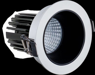 LED Recessed Light in Black (418|LRD-7W-50K-3WTR-BK)
