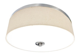 Integrated LED Fabric Drum in Brushed-Nickel (418|LCFF-22-MCT5-BN)