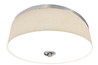 Integrated LED Fabric Drum in Brushed-Nickel (418|LCFF-18-MCT5-BN)