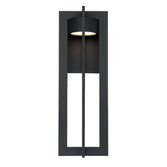 Chamber LED Wall Light in Black (34|WS-W48625-BK)