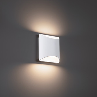 Duet LED Wall Sconce in White (34|WS-55206-30-WT)