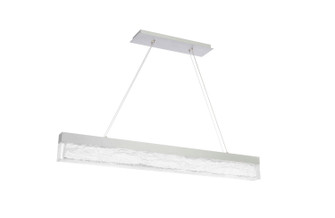 Effervescent LED Pendant in Brushed Aluminum (34|PD-97145-AL)