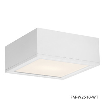 Rubix LED Flush Mount in White (34|FM-W2510-WT)