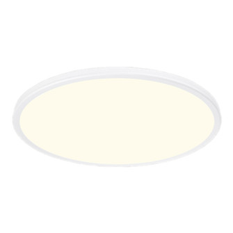 Geos LED Flush Mount in White (34|FM-4622-27-WT)