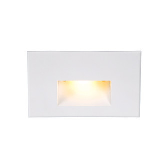 4011 LED Step and Wall Light in White on Aluminum (34|4011-AMWT)