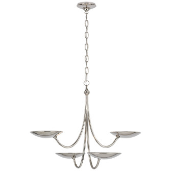 Keira LED Chandelier in Polished Nickel (268|TOB 5780PN)