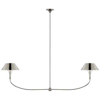 Turlington LED Linear Chandelier in Hand-Rubbed Antique Brass (268|TOB 5728HAB-HAB)