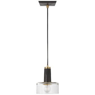 Iris One Light Pendant in Bronze and Hand-Rubbed Antique Brass (268|TOB 5702BZ/HAB-CG)