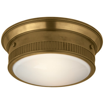 Calliope Bath Two Light Flush Mount in Hand-Rubbed Antique Brass (268|TOB 4203HAB)