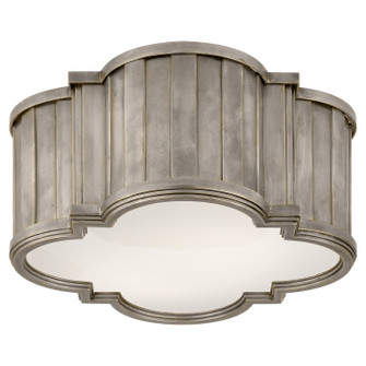 Tilden Two Light Flush Mount in Antique Nickel (268|TOB 4130AN-WG) Tilden Two Light Flush Mount in Antique Nickel (268|TOB 4130AN-WG)