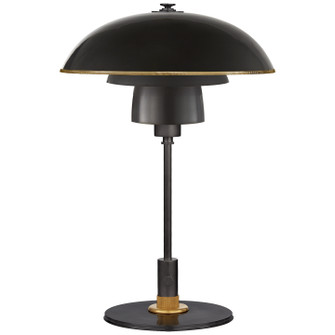Whitman One Light Desk Lamp in Bronze and Hand-Rubbed Antique Brass (268|TOB 3513BZ/HAB-BZ)