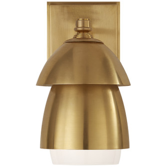 Whitman One Light Wall Sconce in Hand-Rubbed Antique Brass (268|TOB 2111HAB-HAB)