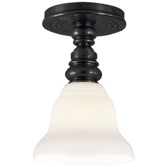 Boston One Light Flush Mount in Bronze (268|SL 5001BZ/SLEG-WG)