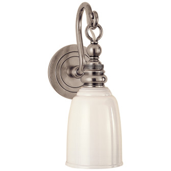 Boston One Light Wall Sconce in Antique Nickel (268|SL 2934AN-WG)